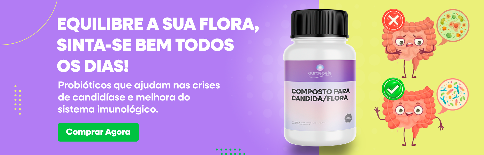 Composto Candida/Flora