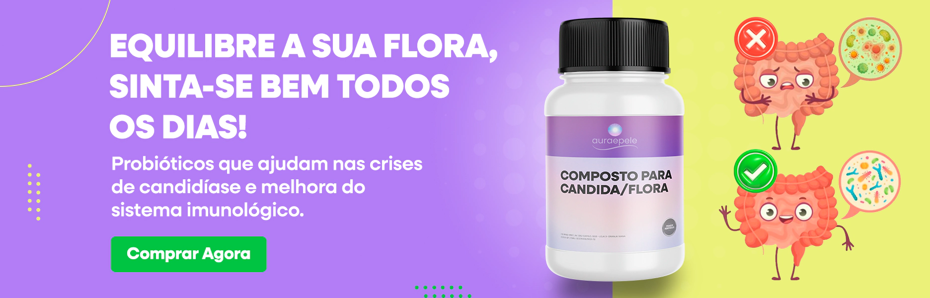 Composto Candida/Flora