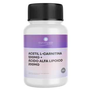 Acetil L-Carnitina 500mg + Ácido Alfa Lipoico 200mg