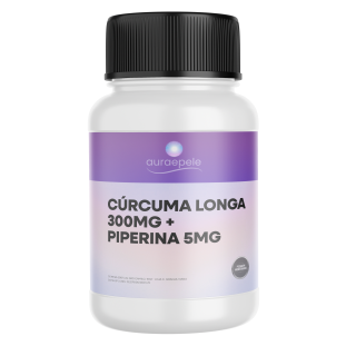 Cúrcuma Longa 300mg + Piperina 5mg