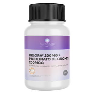 Relora® 200mg + Picolinato de Cromo 200mcg (Controle da Ansiedade e Compulsão Alimentar)