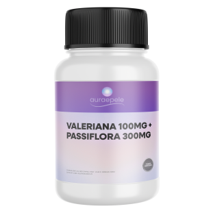 Valeriana 100mg + Passiflora 300mg