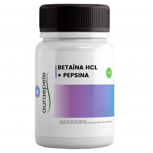 Betaína HCL 150mg+ Pepsina 60mg (Cápsula gastrorresistente/ vegetal)