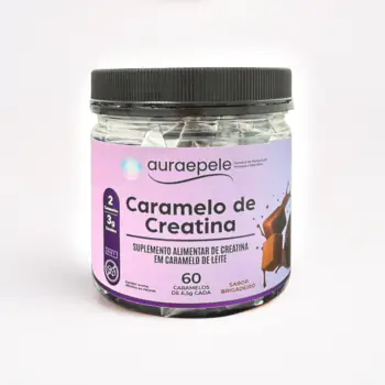Caramelo de Creatina - Sabor Brigadeiro | 60 unidades