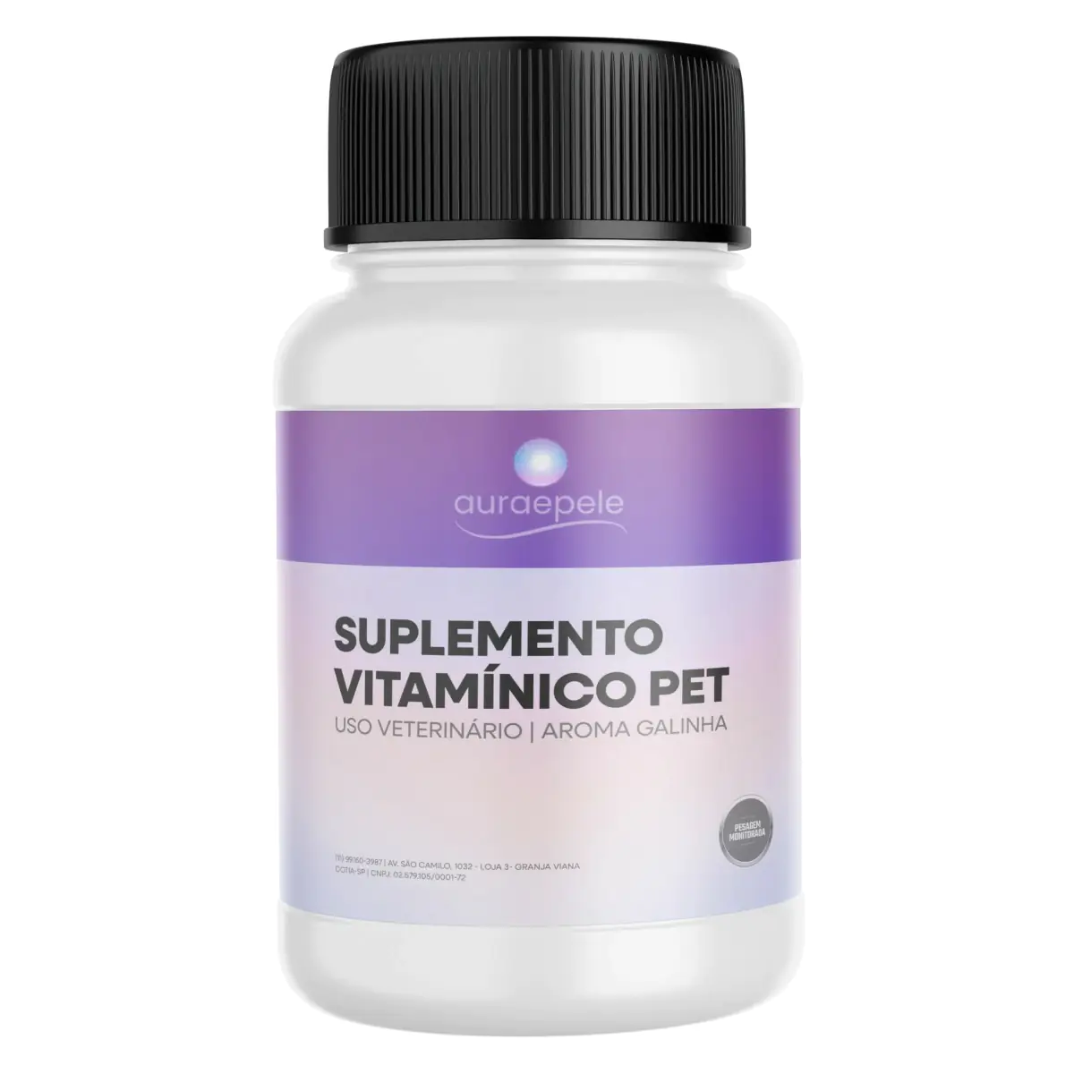 Suplemento Vitamínico Pet (Aroma Galinha) | Uso Veterinário - 30 cápsulas