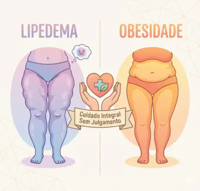 Lipedema x Obesidade: Entenda as Diferenças e o Cuidado Integral Sem Julgamento