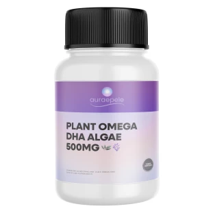 Plant Ômega 3 DHA Algae 500mg | (Desenvolvimento fetal, neuroproteção, visão, imunidade.)