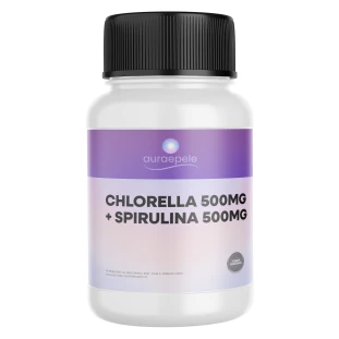 Chlorella 500mg + Spirulina 500mg