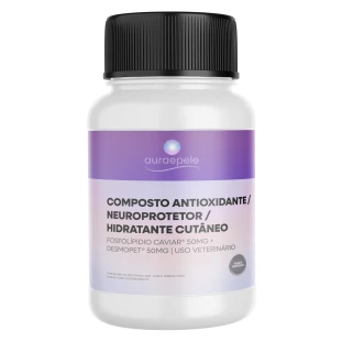 Composto Antioxidante / Neuroprotetor / Hidratante cutâneo (Fosfolípidio Caviar® 50mg + Desmopet® 50mg) | Uso Veterinário