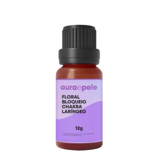 Floral Bloqueio Chakra Laríngeo | 12g
