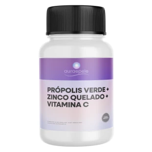 Própolis Verde + Zinco Quelado + Vitamina C 