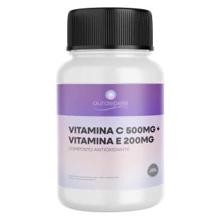 Vitamina C 500mg + Vitamina E 200mg (Composto Antioxidante)
